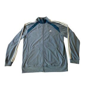 Adidas Mens Blue Track Jacket Lightweight XL